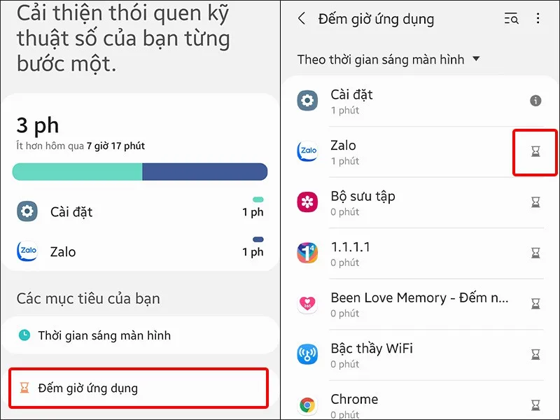 Cách đặt giới hạn thời gian cho ứng dụng trên điện thoại Samsung cực dễ