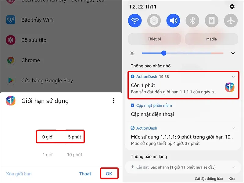 Cách đặt giới hạn thời gian cho ứng dụng trên điện thoại Samsung cực dễ