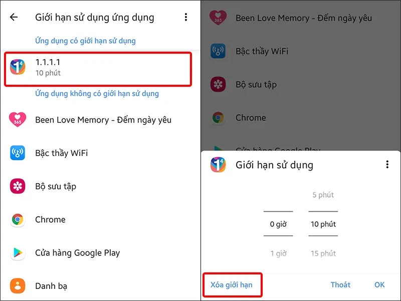 Cách đặt giới hạn thời gian cho ứng dụng trên điện thoại Samsung cực dễ