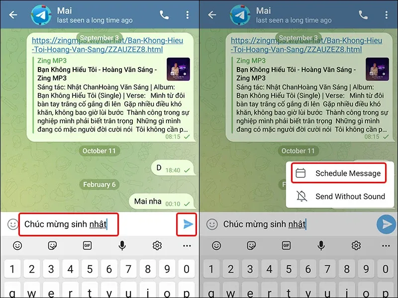 Cách đặt lịch gửi tin nhắn trong Telegram bằng điện thoại và máy tính vô cùng đơn giản