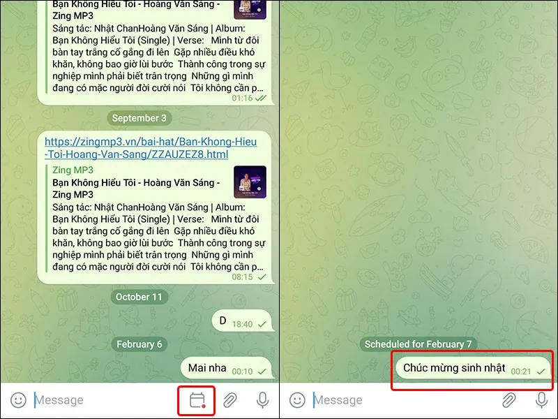 Cách đặt lịch gửi tin nhắn trong Telegram bằng điện thoại và máy tính vô cùng đơn giản