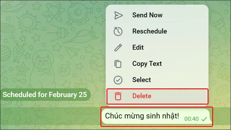 Cách đặt lịch gửi tin nhắn trong Telegram bằng điện thoại và máy tính vô cùng đơn giản