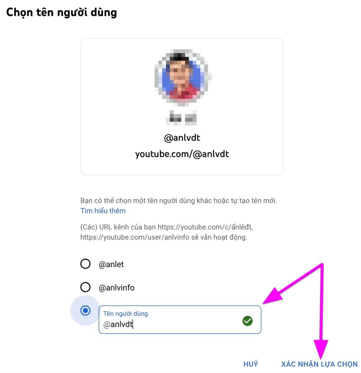 Cách đặt tên người dùng cho kênh YouTube để thu hút nhiều người xem hơn