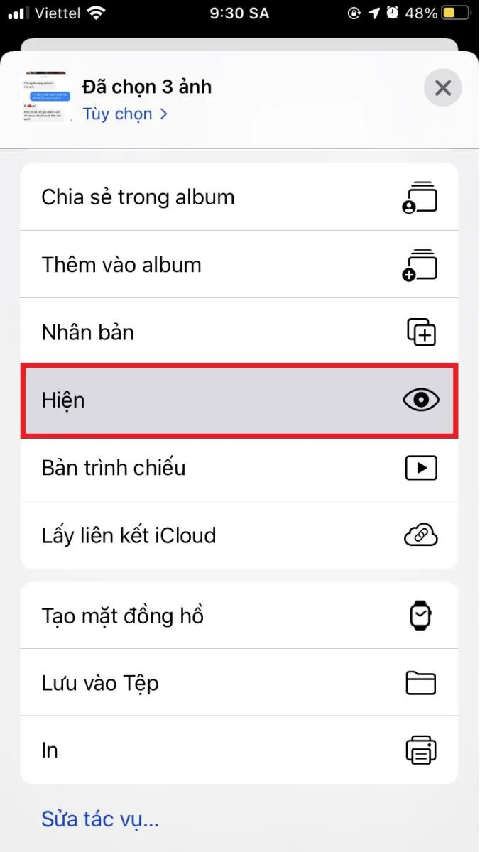 Cách để ẩn ảnh và video trên iOS 14