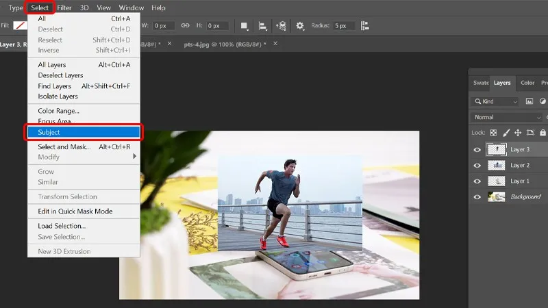 Cách để bạn dễ dàng bước ra từ chiếc điện thoại của mình thông qua Photoshop