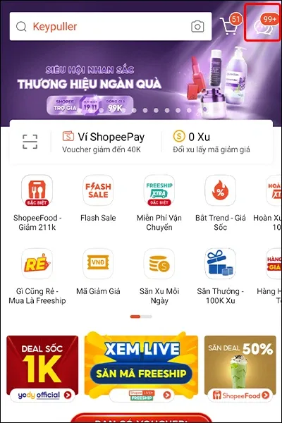 Cách để chặn tin nhắn quảng cáo trên Shopee bằng điện thoại