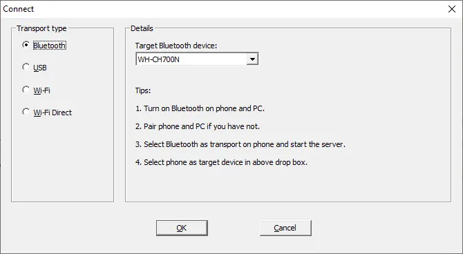 Cách để dùng smartphone làm micro của Windows