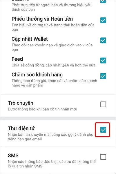 Cách để nhận các ưu đãi đặc biệt của Lazada qua email cực dễ