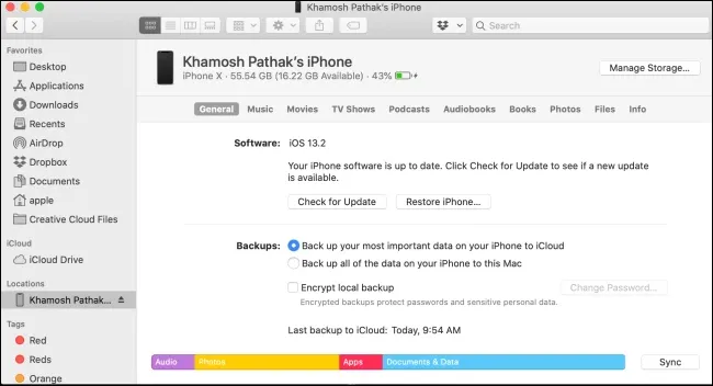 Cách để sao lưu và restore iPhone/iPad mà không cần iTunes