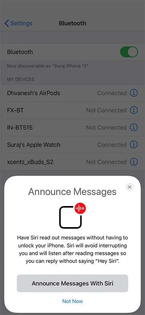 Cách để Siri đọc tin nhắn đến thông qua AirPod