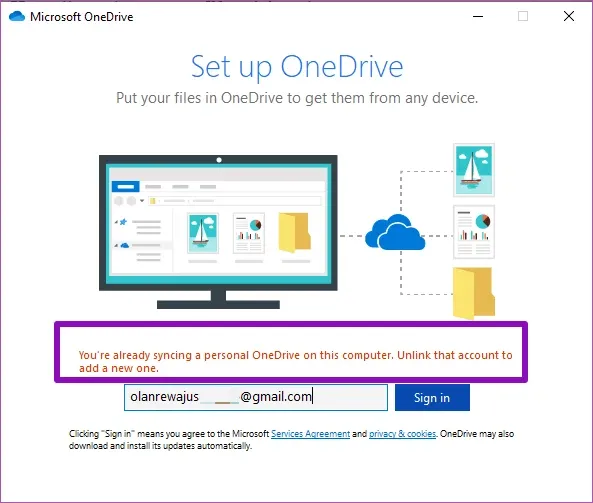 Cách để thêm nhiều tài khoản OneDrive trên cùng một máy tính Windows 10