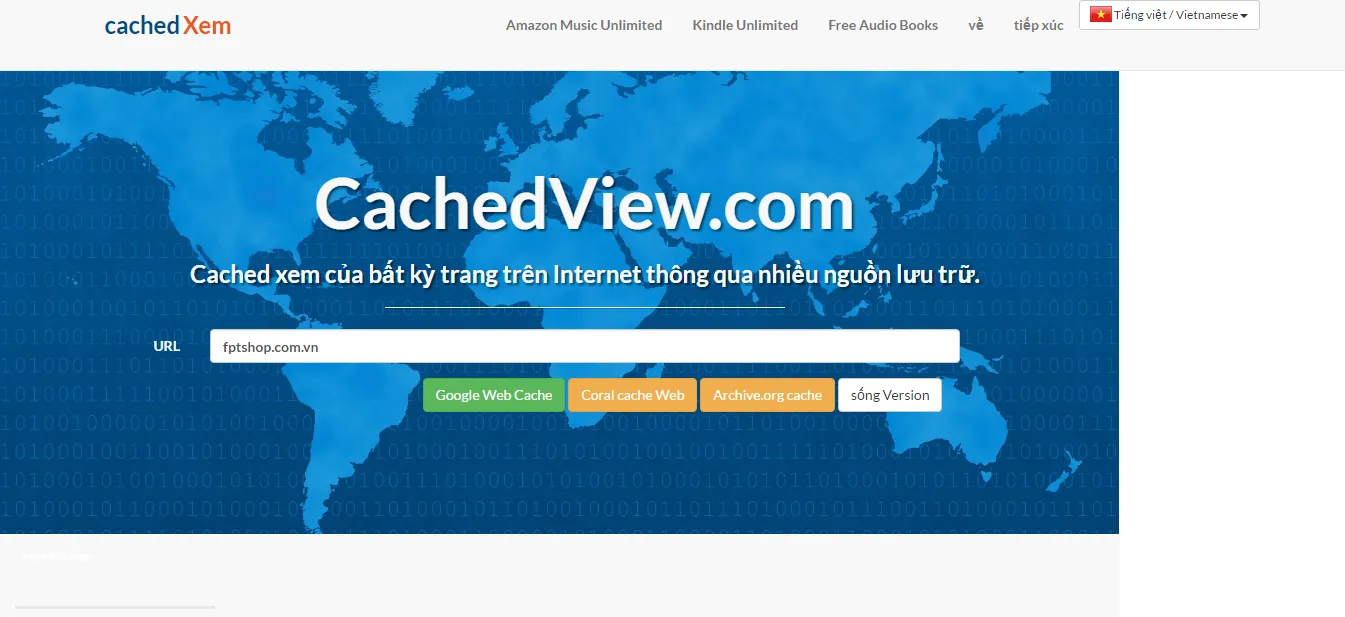 Cách để xem nội dung website khi không thể truy cập