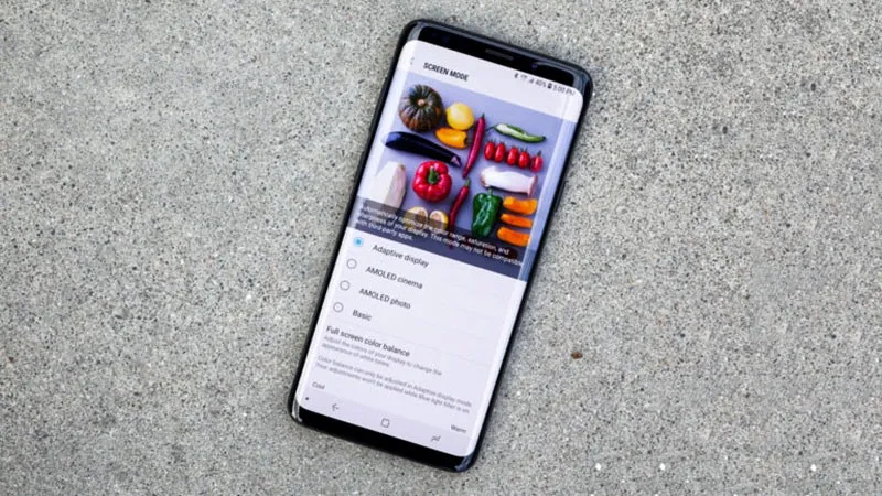 Cách điều chỉnh màu sắc hiển thị trên Galaxy S9