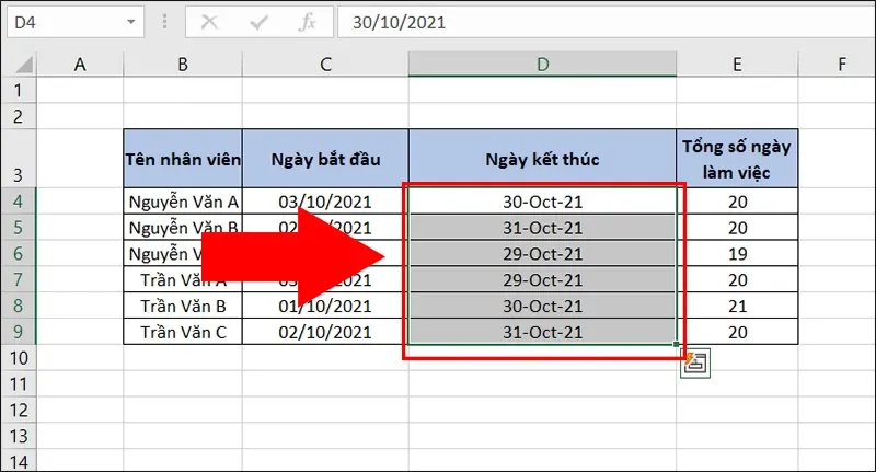 Cách định dạng ngày tháng năm trong Excel cực nhanh chóng