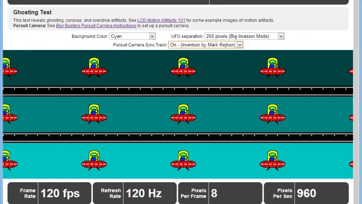 Cách đo tần số quét màn hình bằng đĩa bay UFO