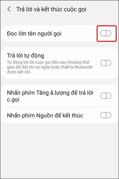 Cách đọc lớn tên người gọi khi có cuộc gọi đến trên điện thoại Samsung cực dễ