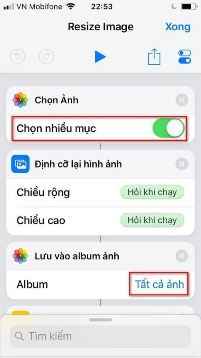 Cách đổi kích thước nhiều ảnh trên iPhone trong tích tắc