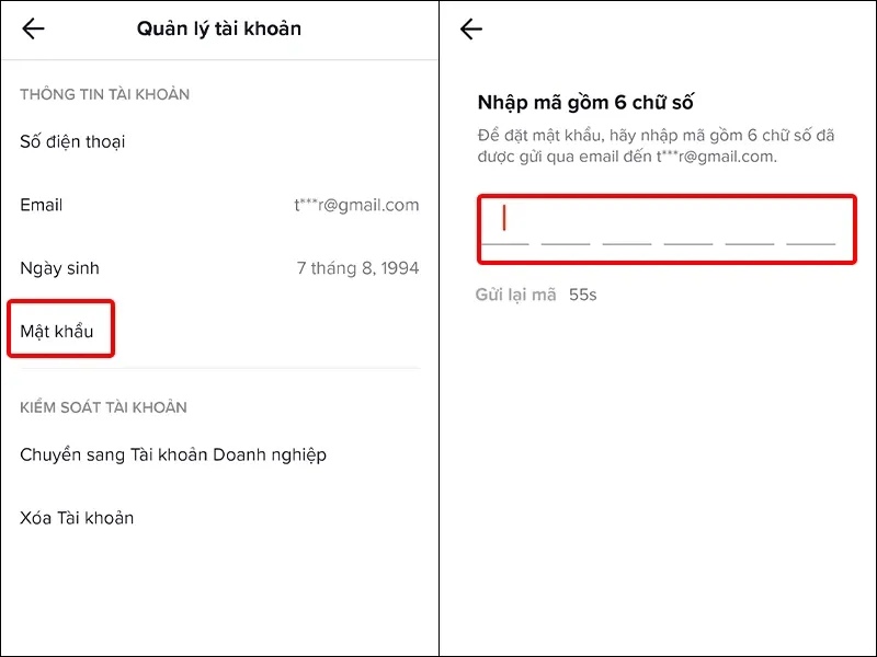 Cách đổi mật khẩu tài khoản TikTok đơn giản, nhanh chóng