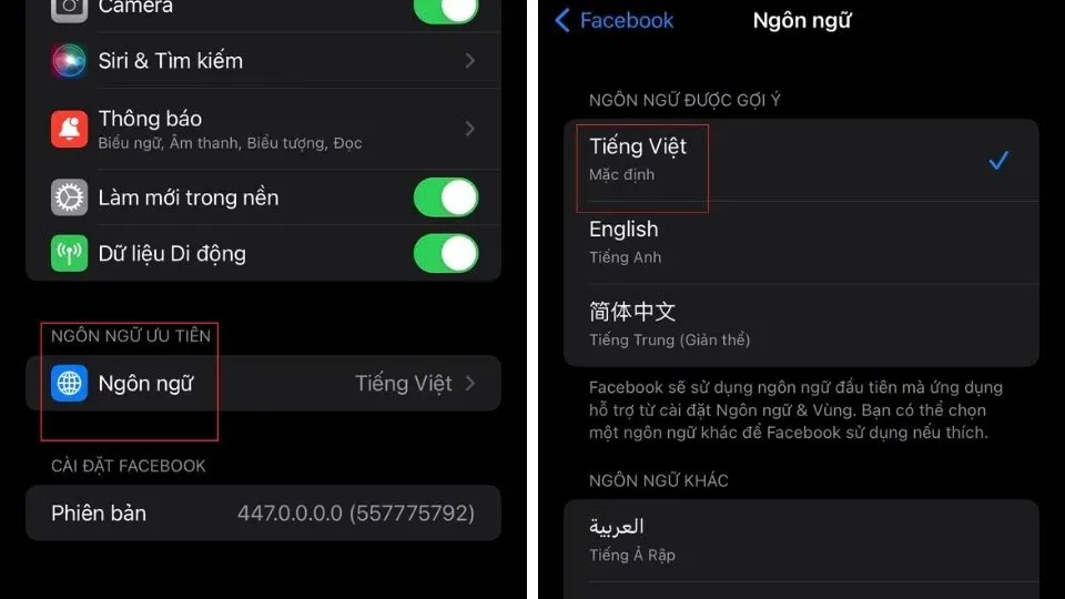 Cách đổi ngôn ngữ iPhone cực đơn giản và nhanh chóng qua tiếng Việt, tiếng Anh