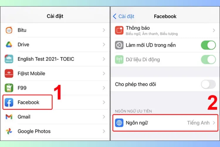 Cách đổi ngôn ngữ trên Facebook bằng điện thoại và máy tính cực đơn giản