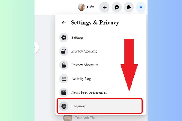 Cách đổi ngôn ngữ trên Facebook bằng điện thoại và máy tính cực đơn giản