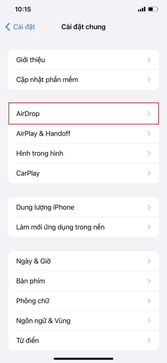 Cách đổi tên AirDrop nhanh gọn nhất cho người dùng iPhone và iPad