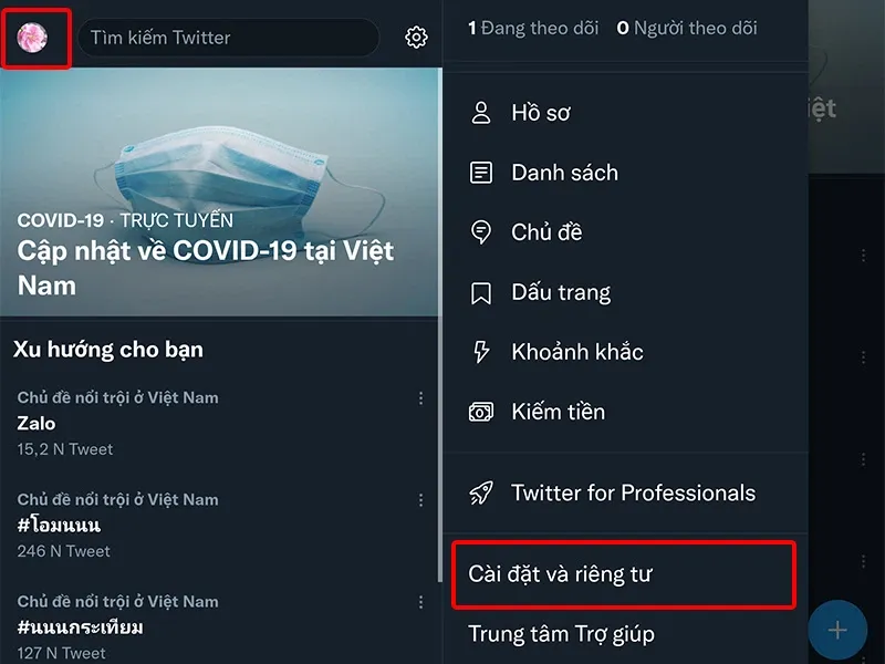 Cách đổi tên hiển thị và tên người dùng trên Twitter cực đơn giản