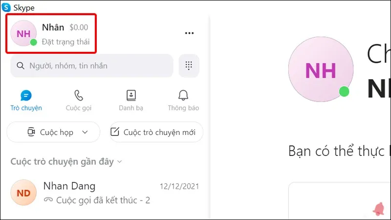 Cách đổi tên, thay tên hiển thị trên Skype đơn giản, nhanh chóng