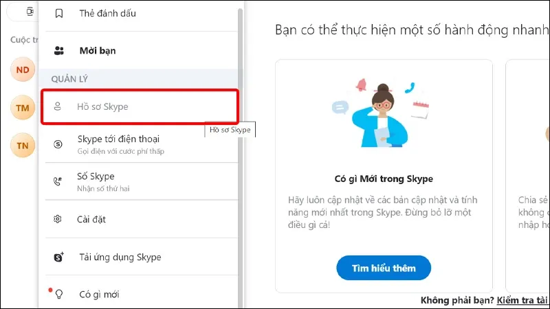 Cách đổi tên, thay tên hiển thị trên Skype đơn giản, nhanh chóng