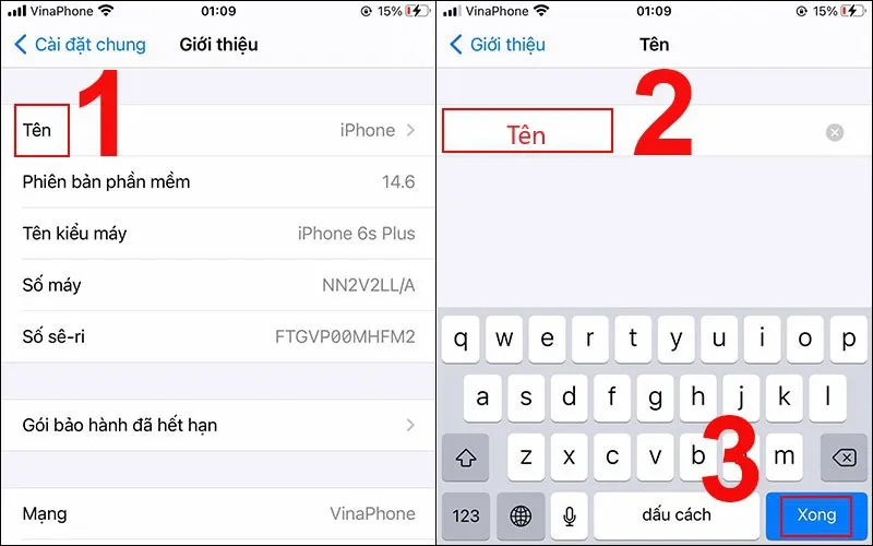 Cách đổi tên thiết bị iPhone, iPad và các thiết bị Apple khác cực đơn giản, dễ dàng