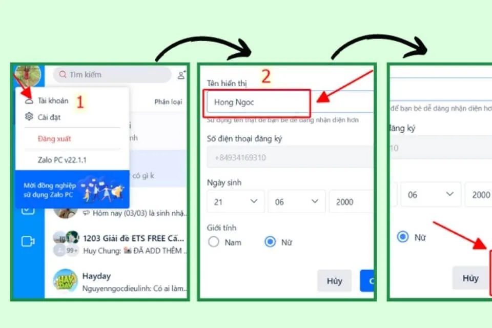 Cách đổi tên Zalo đơn giản dễ thực hiện trên điện thoại và máy tính