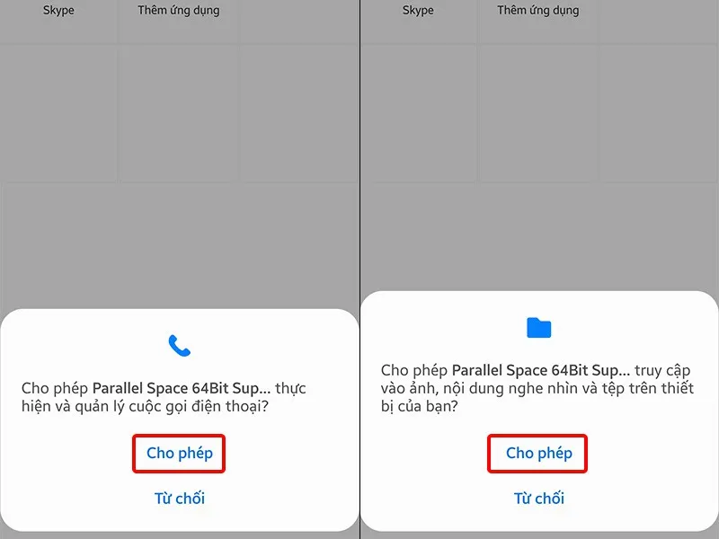 Cách dùng 2 tài khoản Skype cùng lúc trên điện thoại Samsung