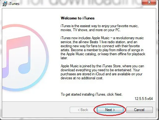 Cách dùng iTune trên Win 7