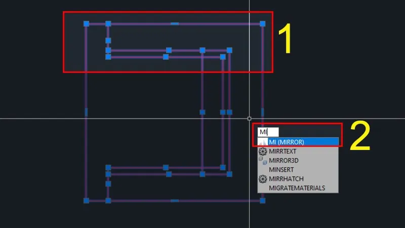 Cách dùng lệnh đối xứng trong CAD từ A-Z không nên bỏ lỡ