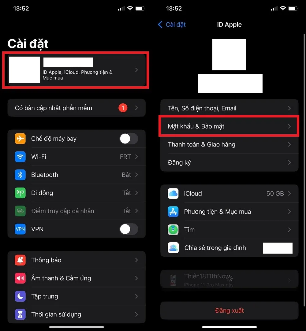 Cách dùng liên lạc đáng tin cậy trên iOS 15 để dễ dàng khôi phục iCloud khi cần thiết