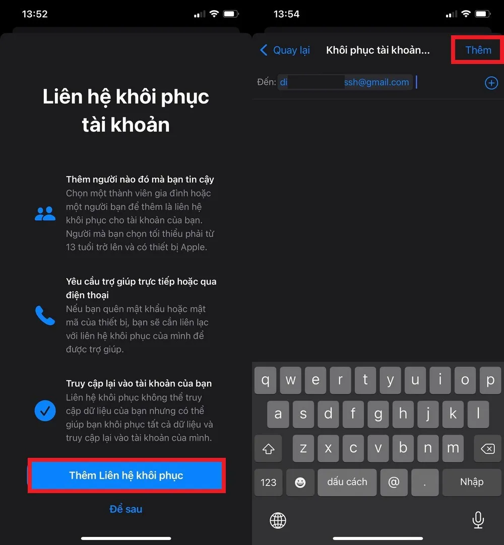 Cách dùng liên lạc đáng tin cậy trên iOS 15 để dễ dàng khôi phục iCloud khi cần thiết