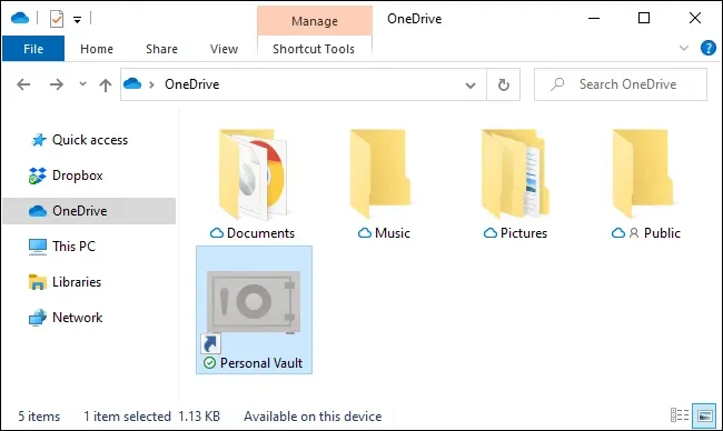 Cách dùng Personal Valt của OneDrive để bảo mật file quan trọng