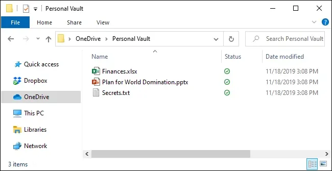 Cách dùng Personal Valt của OneDrive để bảo mật file quan trọng