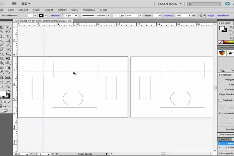 Cách dùng ruler trong Illustrator để tạo Grid và Guide