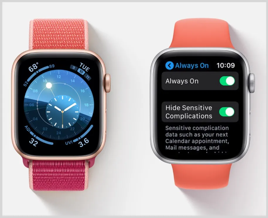 Cách dùng tính năng Always On trên Apple Watch Series 5