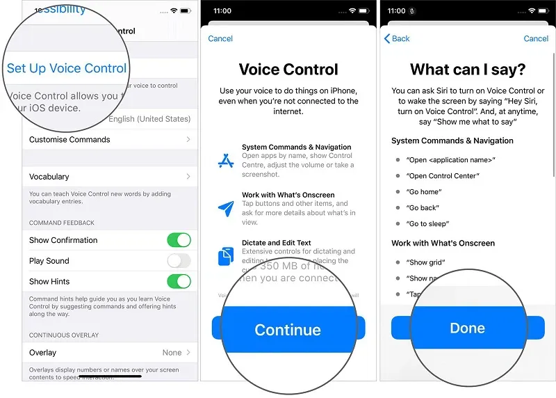 Cách dùng Voice Control trên iPhone