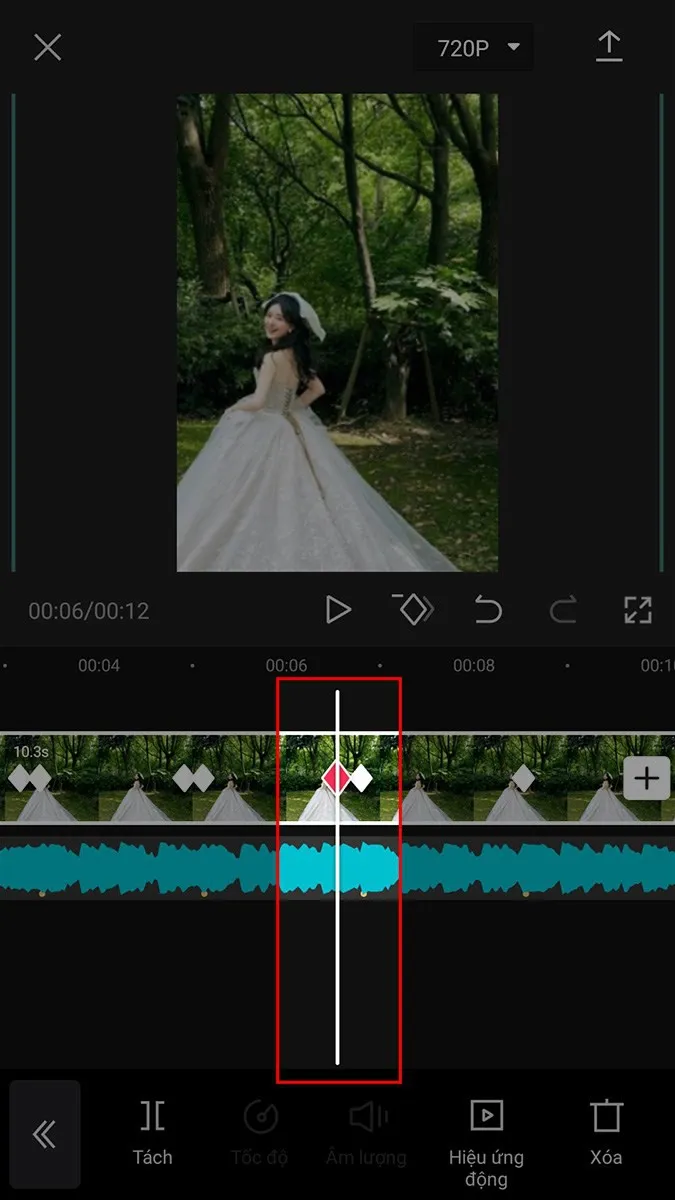 Cách edit Capcut giật giật đu trend Tiktok