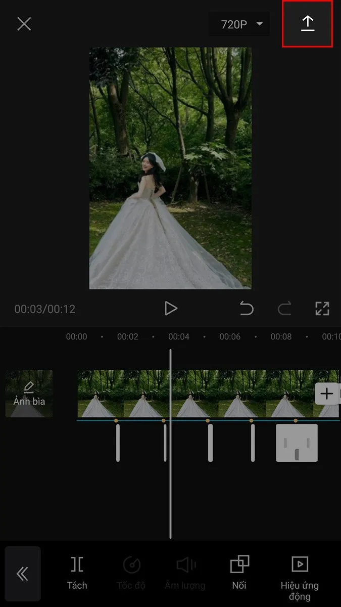 Cách edit Capcut giật giật đu trend Tiktok