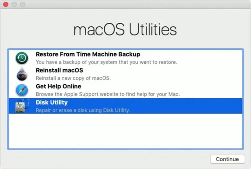 Cách factory reset máy tính Mac