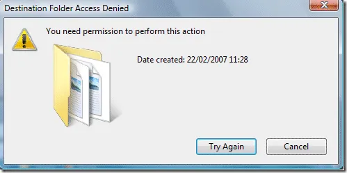 Cách fix lỗi you need permission to perform this action win 10