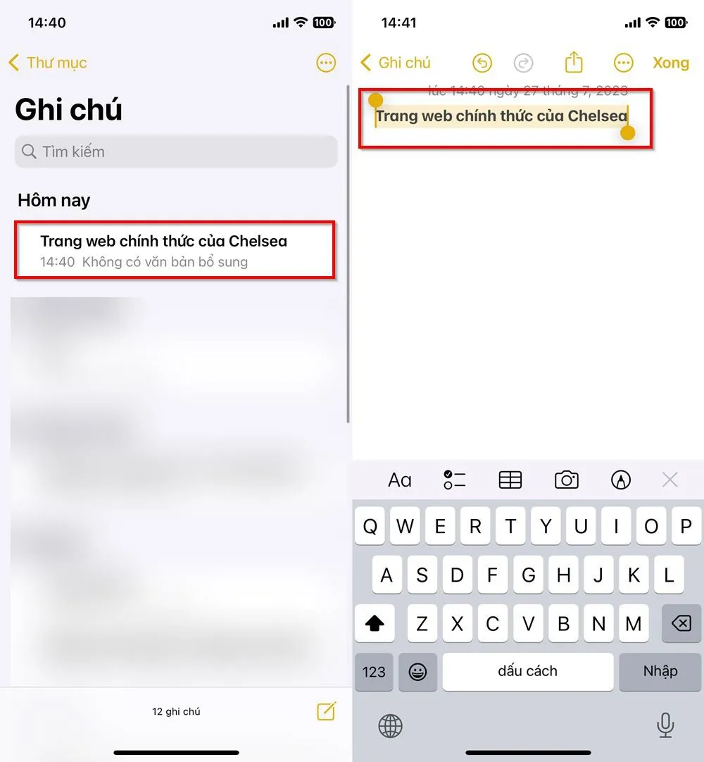 Cách gắn liên kết cho văn bản vào ghi chú trên iPhone để dễ dàng lưu trữ thông tin