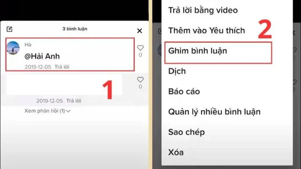 Cách ghim bình luận trên TikTok giúp tăng tương tác cho video của bạn nhanh chóng, đơn giản