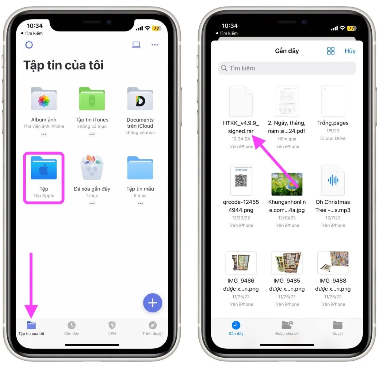 Cách giải nén và mở file RAR trên iPhone và iPad