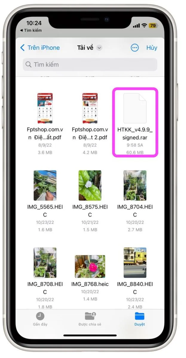 Cách giải nén và mở file RAR trên iPhone và iPad