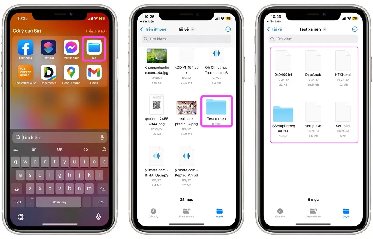 Cách giải nén và mở file RAR trên iPhone và iPad